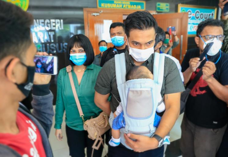 Sidang Vanessa Angel di Pengadilan Negeri Jakarta Barat, Kamis (15/10). (Matamata.com/Alfian Winanto)