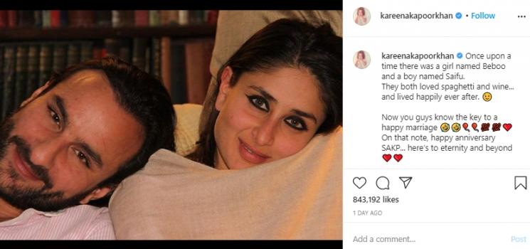Kareena Kapoor dan Saif Ali (Instagram.com/kareenakapoorkhan)