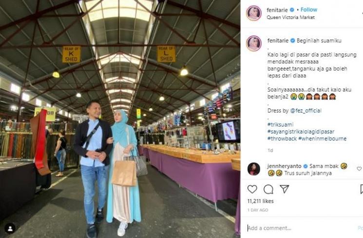 Fenita Arie dan Arie Untung (Instagram.com/fenitarie)