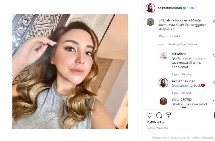 Salmafina Sunan (Instagram/@salmafinasunan)