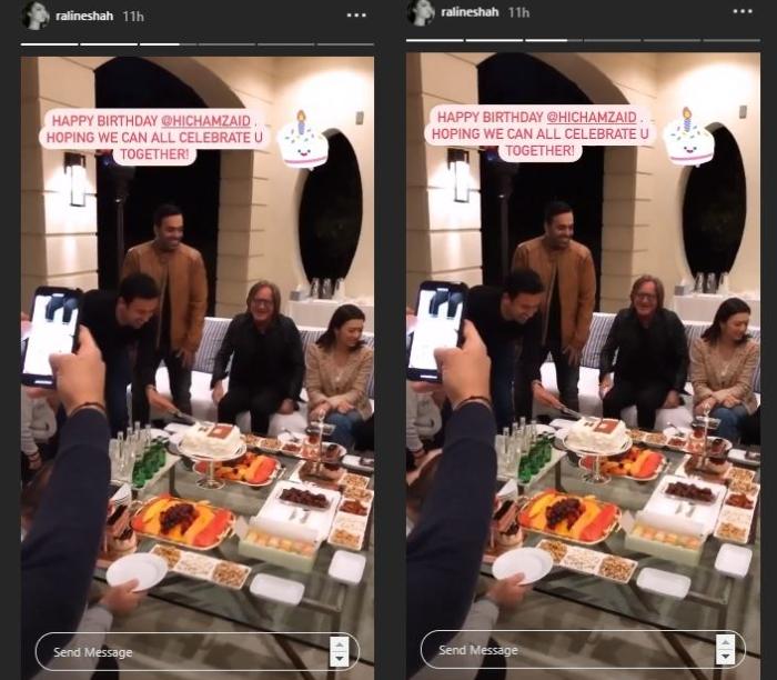 Raline Shah satu acara bareng ayah Gigi Hadid. (Instagram/@ralineshah)