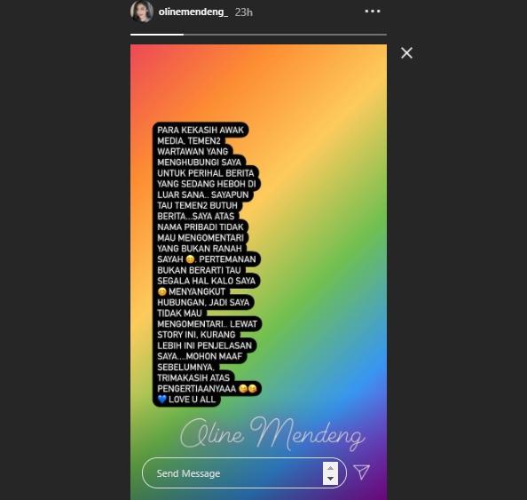 Oline Mendeng (Instagram.com/olinemendeng)
