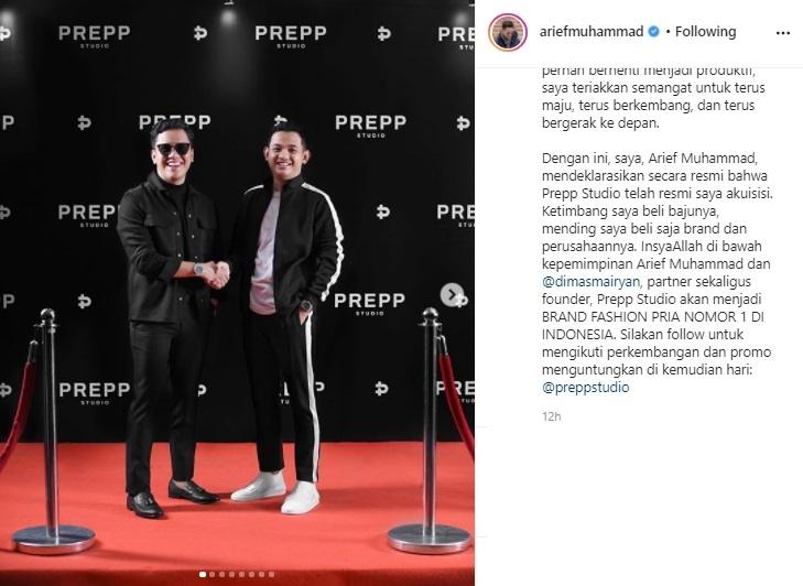 Arief Muhammad. (Instagram/@ariefmuhammad)