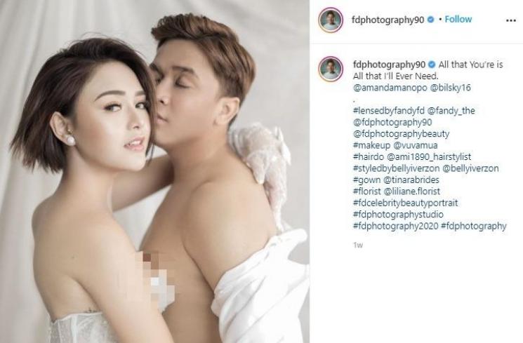 Amanda Manopo dan Billy Syahputra. (Instagram/@Fdphotography90)