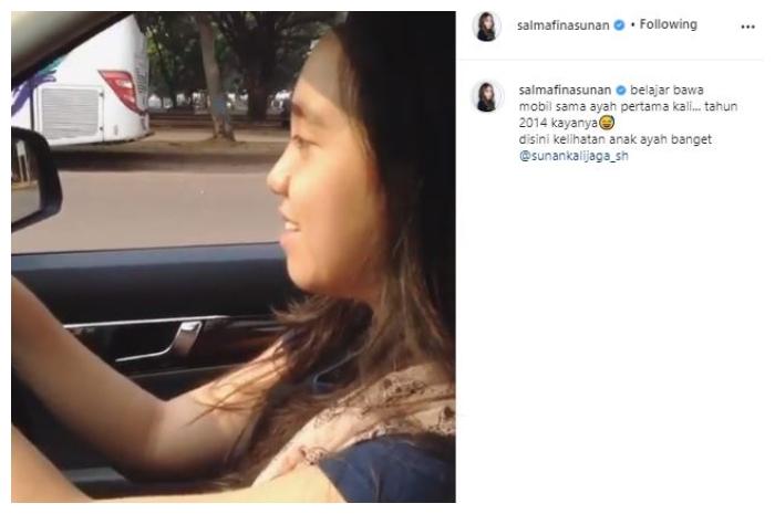 Potret cilik Salmafina Sunan. (Instagram/@salmafinasunan)