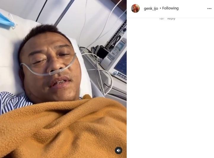 Anang Hermansyah baru selesai operasi. (Instagram/@ananghijau/@genk_ijo)