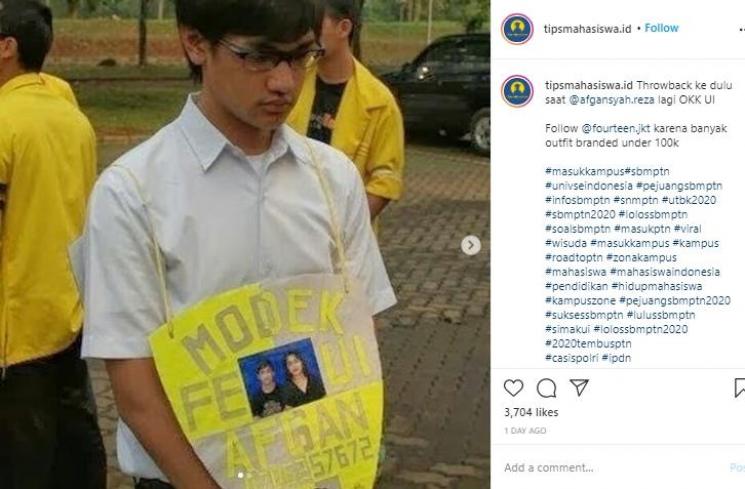Afgan Syahreza (Instagram.com/tipsmahasiswa.id)