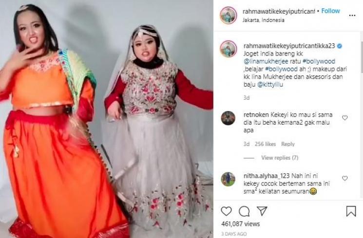 Kekeyi (Instagram.com/rahmawatikekeyiputricantikka23)