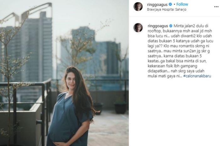 Sabai Dieter melahirkan anak kedua. (Instagram/@ringgoagus)