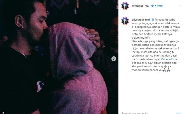 Elly Sugigi dan Aher (Instagram/@ellysugigi_real_)
