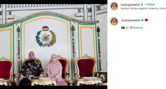 Mulan Jameela jalan-jalan ke Solo. (Instagram/@mulanjameela1)