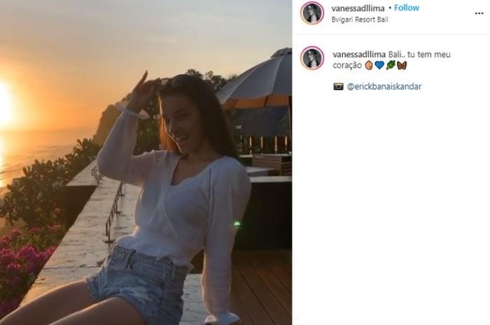 Vanessa Lima, pacar Erick Iskandar. (Instagram/@vanessadllima)