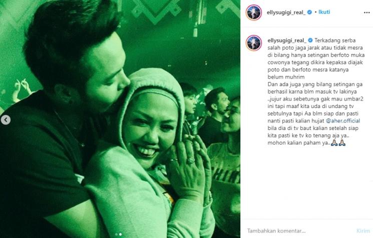 Elly Sugigi dan Aher (Instagram/@ellysugigi_real_)