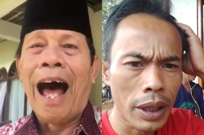 Haji Malih dan Ade Londok. (Instagram/@bebanyol, @m.adelondok)