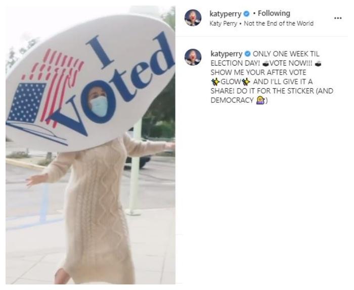 Katy Perry. (Instagram/@katyperry)