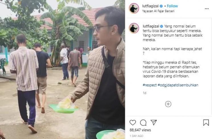 Lutfi Agizal (Instagram.com/lutfiagizal)