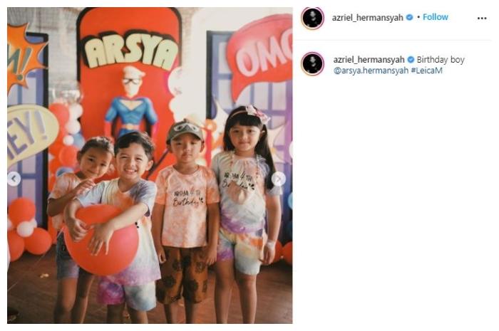Momen ultah Arsya Hermansyah. (Instagram/@arsya.hermansyah)