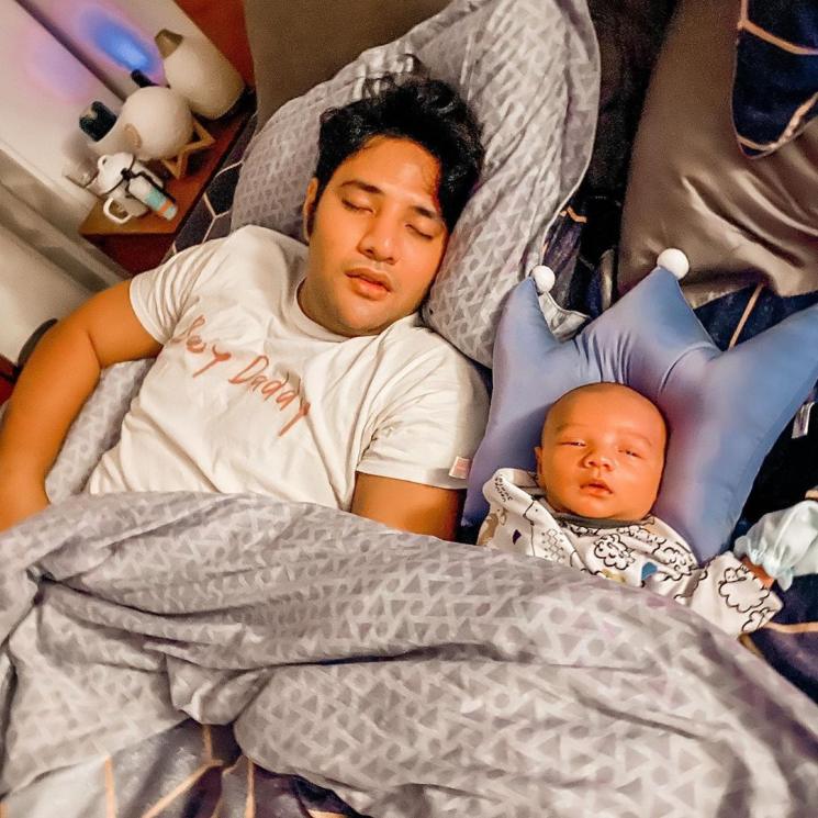 Ammar Zoni bersama Baby Air Rumi (Instagram/@airrumiakbar1453)