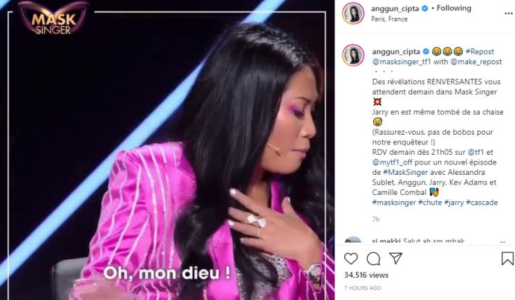 Anggun C Sasmi (Instagram/@anggun_cipta)