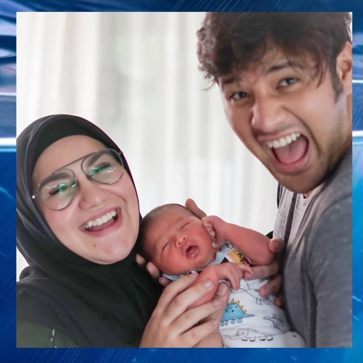 Irish Bella dan Ammar Zoni bersama Baby Air Rumi (Instagram/@airrumiakbar1453)