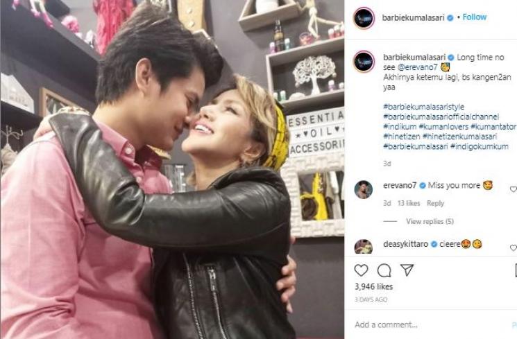 Barbie Kumalasari dan Erevano (Instagram.com/barbiekumalasari)