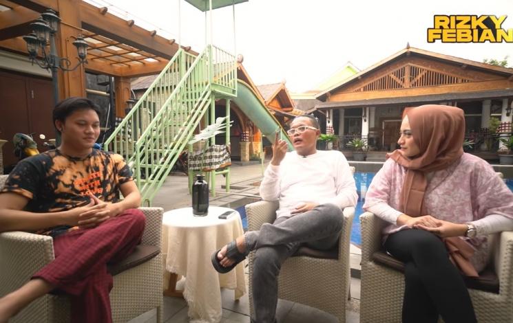 Rizky Febian bersama Sule dan Nathalie Holscher. [capture YouTube]