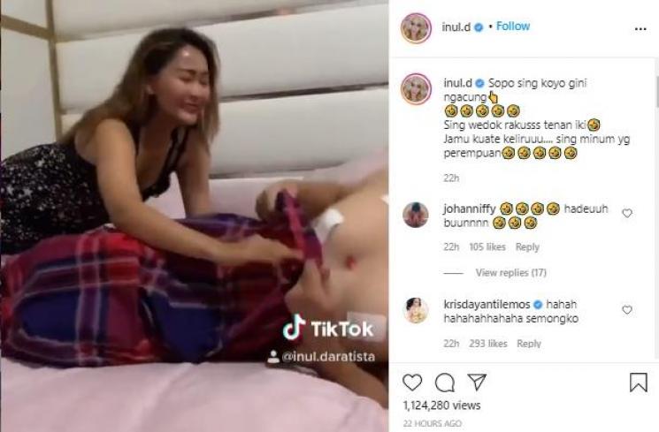 Inul Daratista dan Adam Suseno (Instagram.com/inul.d)