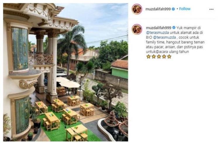 Restoran Muzdalifah. (Instagram/@muzdalifah999)