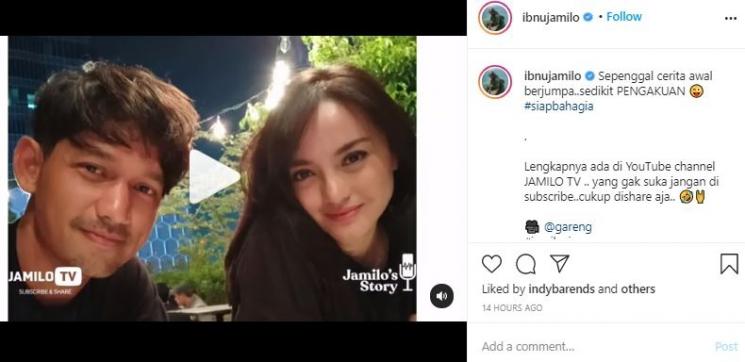 Ibnu Jamil dan Ririn Ekawati. (Instagram/@ibnujamilo)