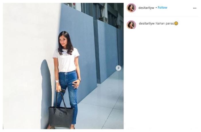Echi Unyu, pengasuh anak Baim Wong. (Instagram/@desitarllyw)