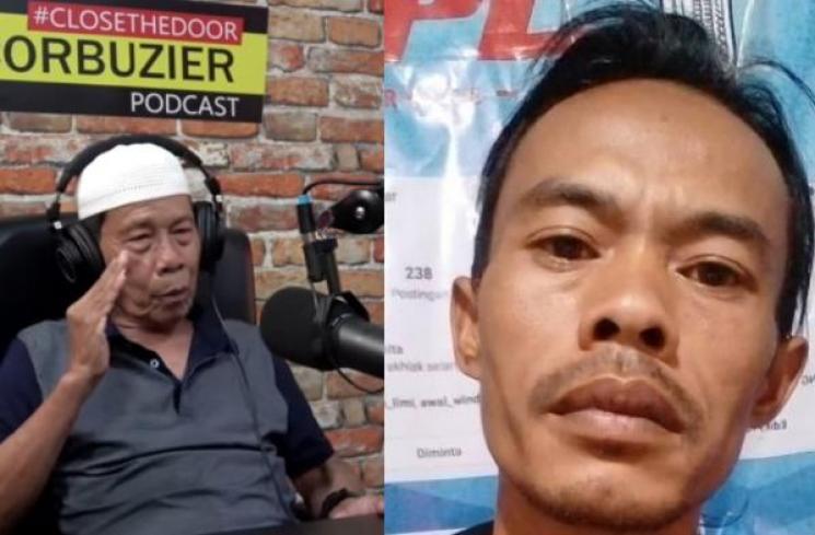 Haji Malih dan Ade Londok. (YouTube/Deddy Corbuzier dan Instagram/m.adelondok)