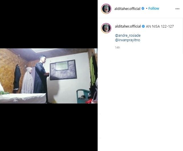 Postingan Aldi Taher. (Instagram/@alditaher.official)