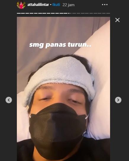 Atta Halilintar sakit (Instagram.com/attahalilintar)