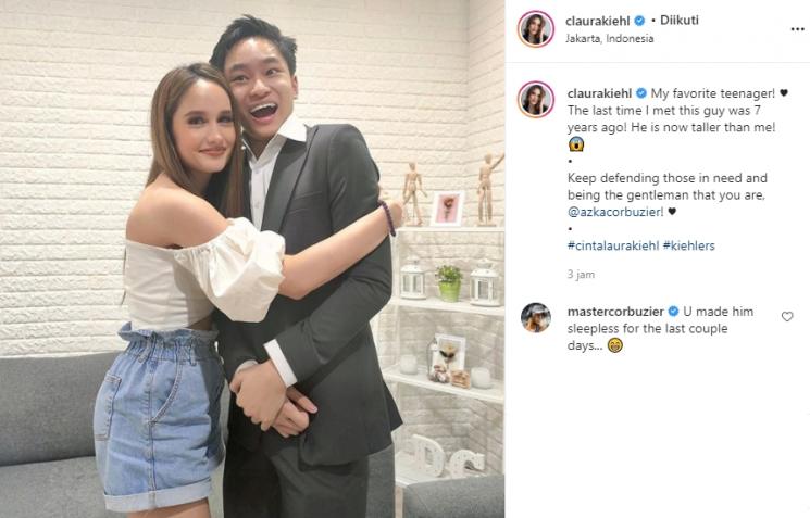 Cinta Laura dan Azka Corbuzier (Instagram/@claurakiehl)