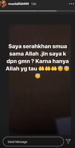 Postingan Muzdalifah. (Instagram/@muzdalifah999)