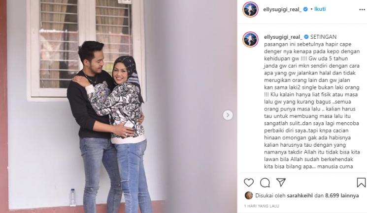 Elly Sugigi dan Aher (Instagram/@ellysugigi_real_)