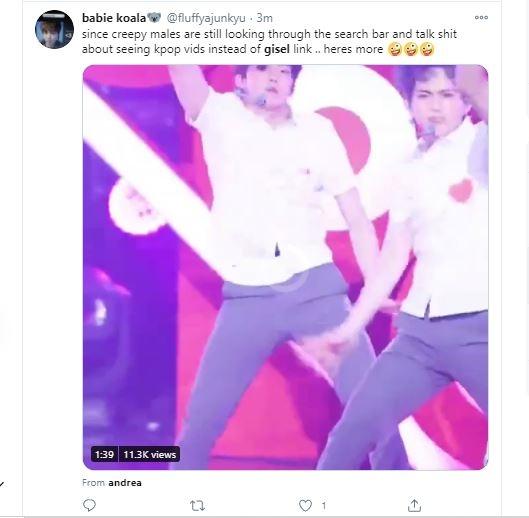Cuitan Twitter fans Kpop. (Twitter/@fluffyajunsku)