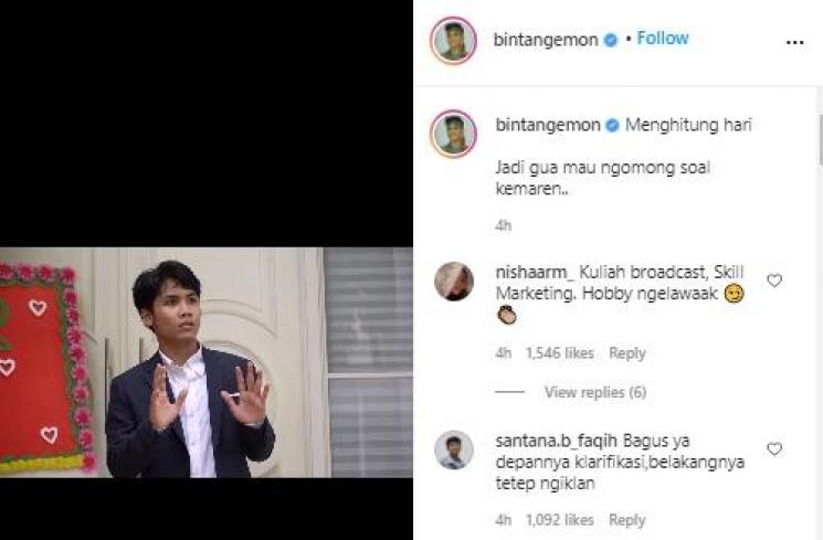 Bintang Emon (Instagram.com/bintangemon)