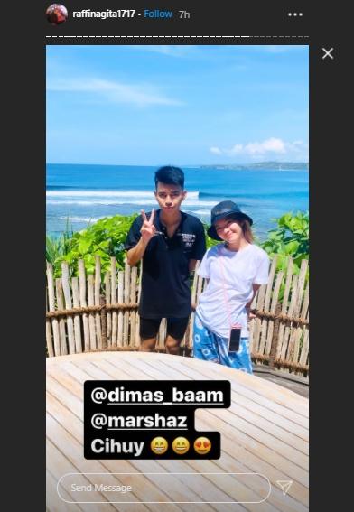 Dimas Ramadhan dan Raffi Ahmad (Instagram.com/raffinagita1717)