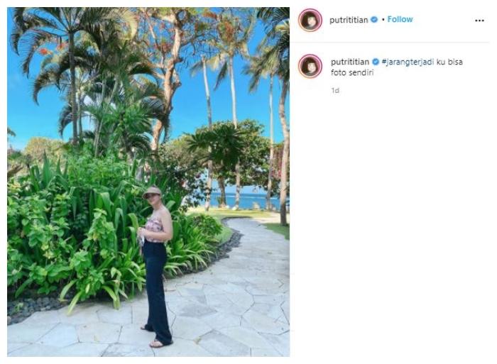 Putri Titian. (Instagram/@putrititian)