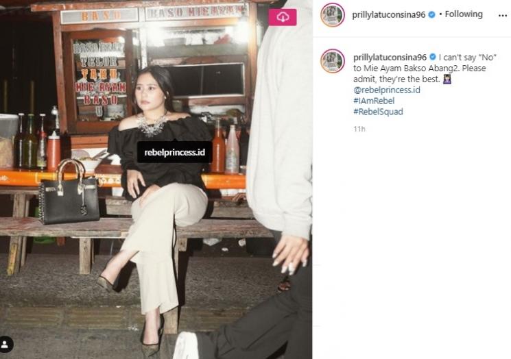 Prilly Latuconsina. (Instagram/@prillylatuconsina96)