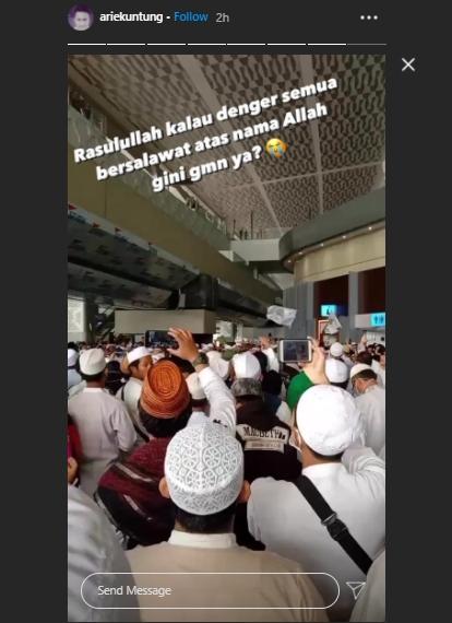 Unggahan Arie Untung (Instagram.com/ariekuntung)