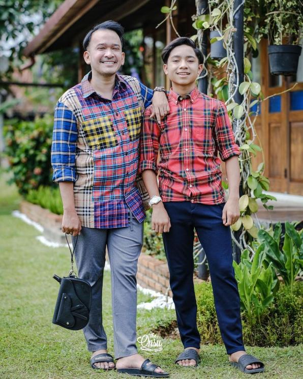 Ruben Onsu dan Betrand Peto (Instagram/@betrandpetoputraonsu)