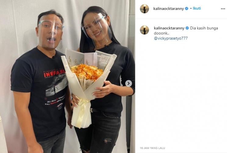 Kalina Ocktaranny dan Vicky Prasetyo (Instagram/@kalinaocktaranny)