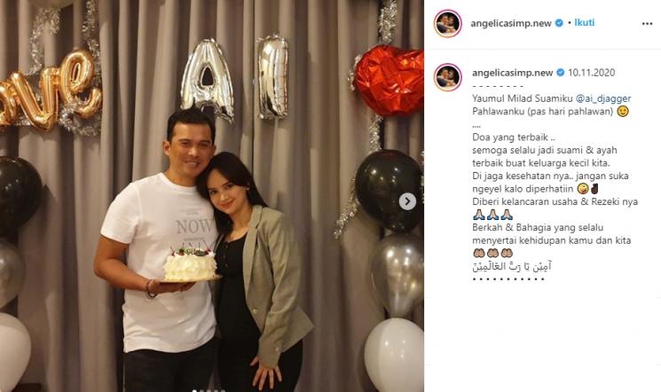 Angelica Simperler dan Rico Hidros Daeng (Instagram/@angelicasimp.new)