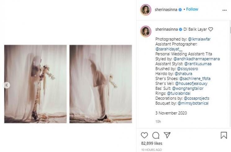 Sherina Munaf dan Baskara Mahendra (Instagram.com/sherinasinna)