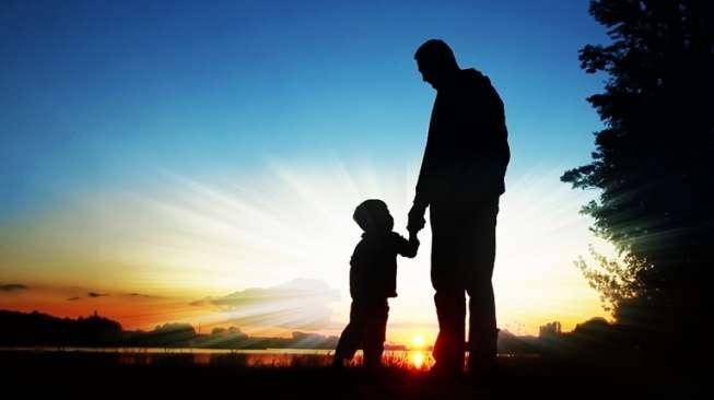 Ilustrasi Ayah dan Anak (Shutterstock)