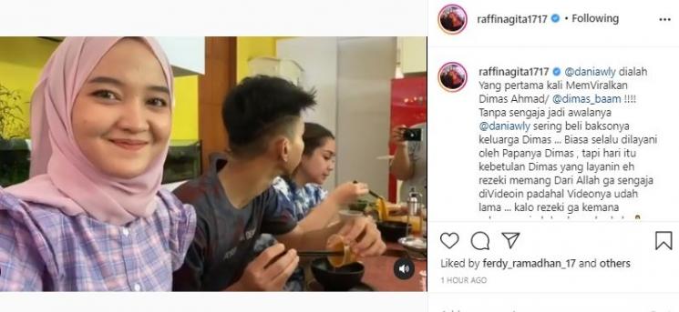 Dania Aulia. (Instagram/@raffinagita1717)