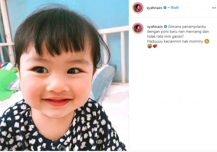 Putri Syahnaz Sadiqah (Instagram/@syahnazs)