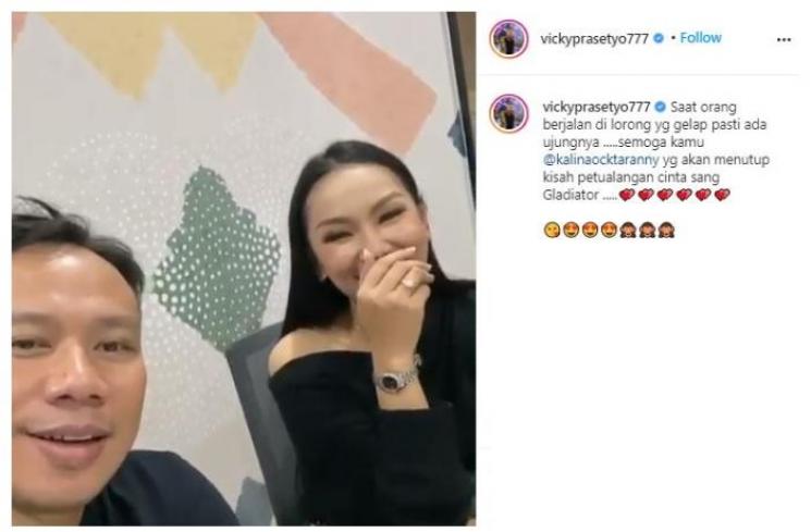 Vicky Prasetyo dan Kalina Ocktaranny. (Instagram/@vickyprasetyo777)